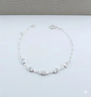 PULSEIRA CINCO ZIRCONIAS OVAIS